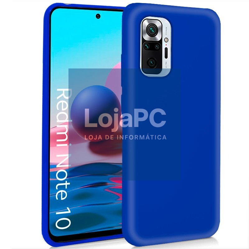 COOL Silicone Case for Xiaomi Redmi Note 10 / Note 10s / Poco M5s (Blue)