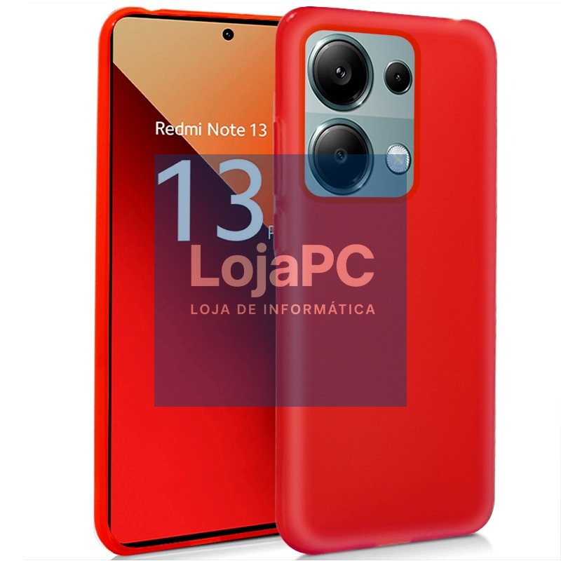 COOL Silicone Case for Xiaomi Redmi Note 13 Pro / Note 14S / Poco M6 Pro (Red)