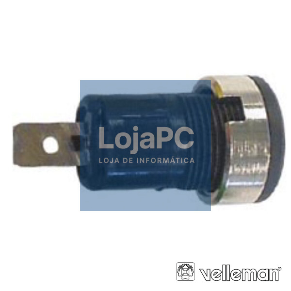 BORNE TERMINAL 4MM PRETO VELLEMAN