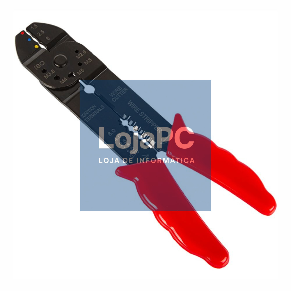 Alicate de Cravar Terminais Fast-On Isolados