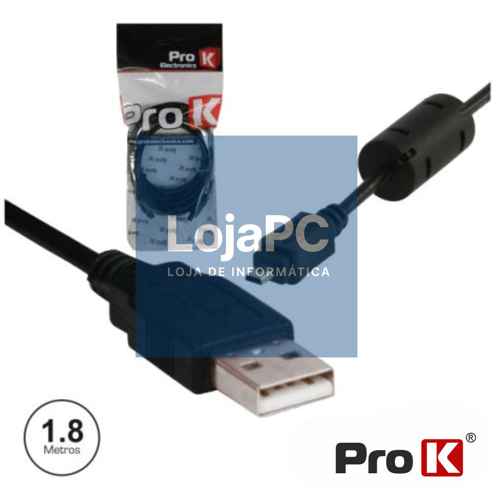 CABO DADOS USB / KODAK 8 PINOS PROK