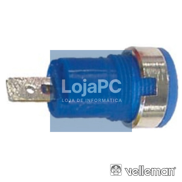 BORNE TERMINAL 4MM AZUL VELLEMAN