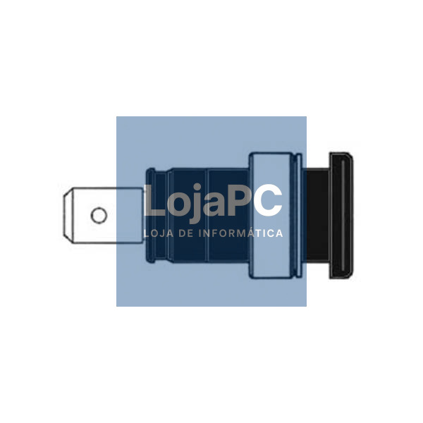 FICHA DE SEGURANÇA ISOLADA 4MM / PRETA (SEB 2620-F6,3)