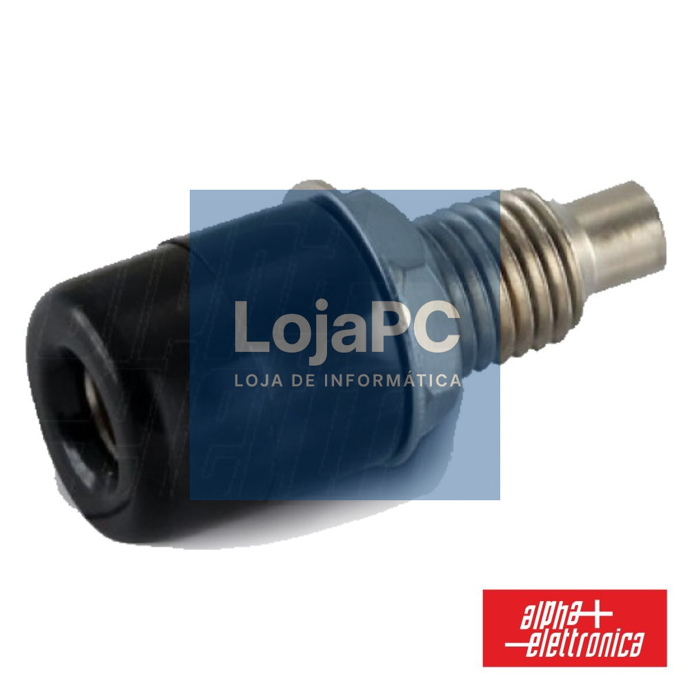 BORNE TERMINAL 4MM PRETO
