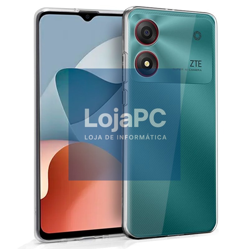 COOL Silicone Case for ZTE Blade A34 (Transparent)