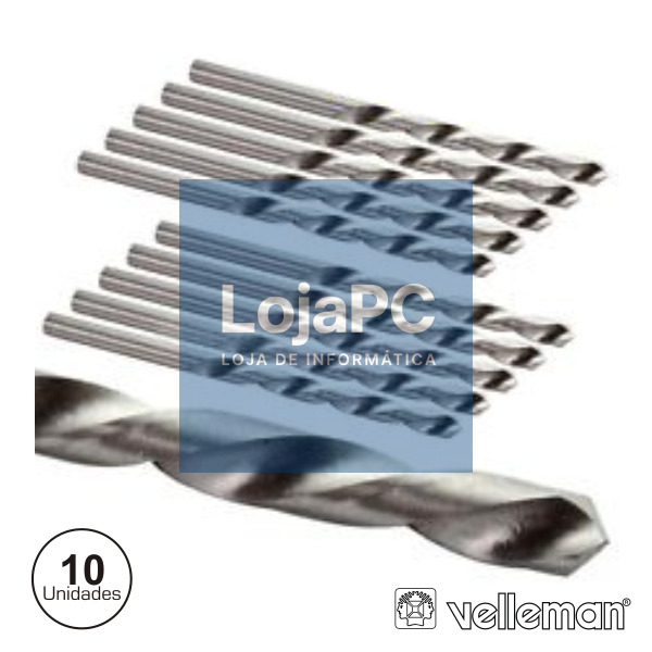 CONJUNTO DE 10 BROCAS 1.3MM VELLEMAN
