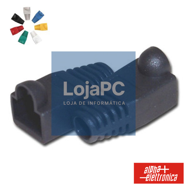 CAPA PROTECTORA P/ CONECTOR RJ45 PRETO