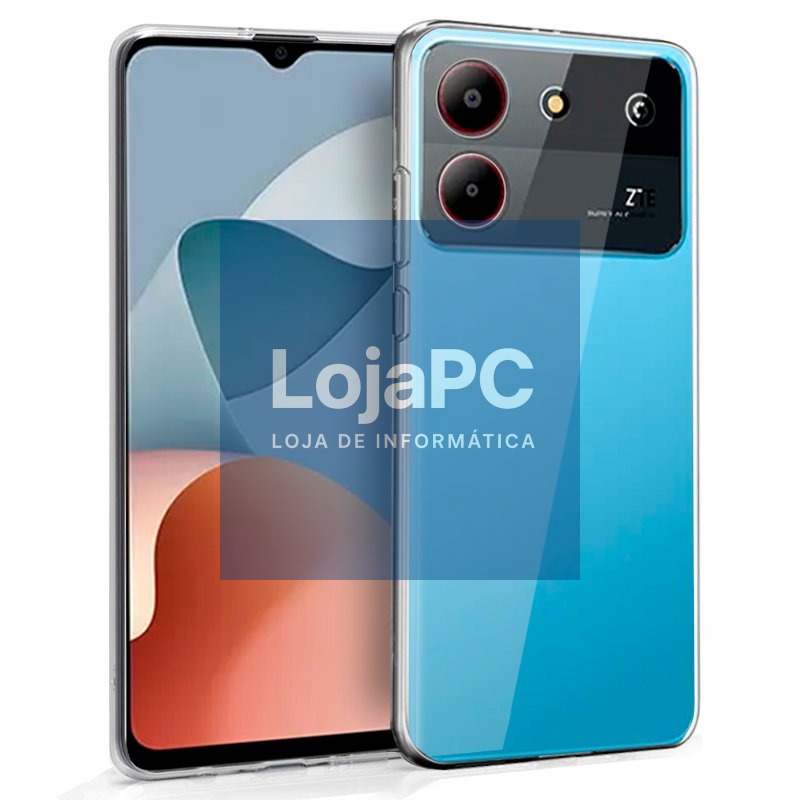 COOL Silicone Case for ZTE Blade A54 (Transparent)