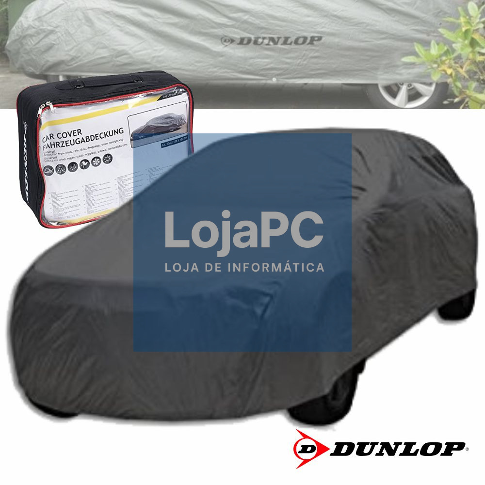 CAPA PROTETORA IMPERMEÁVEL P/ AUTOMÓVEL DUNLOP