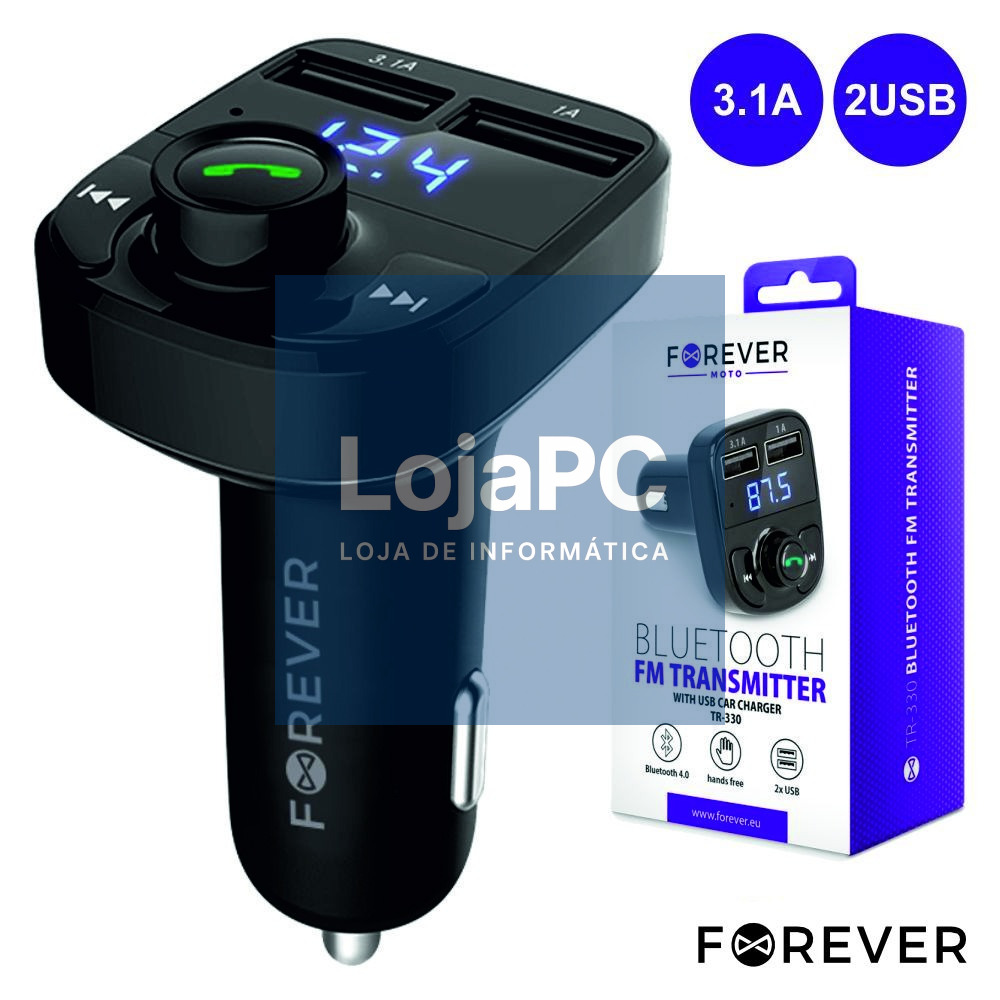 TRANSMISSOR FM BLUETOOTH V4 2USB/MICROSD F. ISQUEIRO