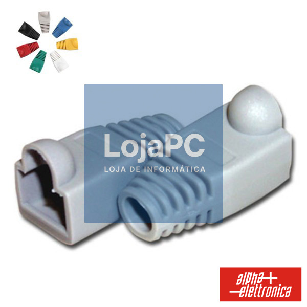 CAPA PROTECTORA P/ CONECTOR RJ45 CINZENTO