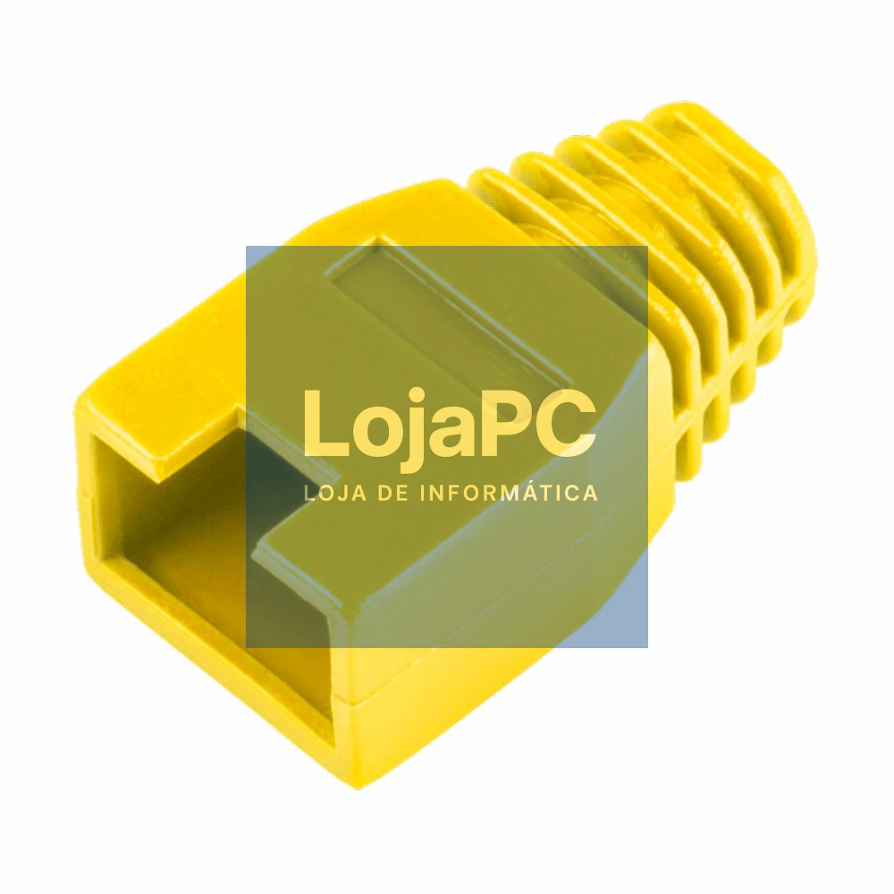 Capa Protectora P/ Conector RJ45 Amarelo