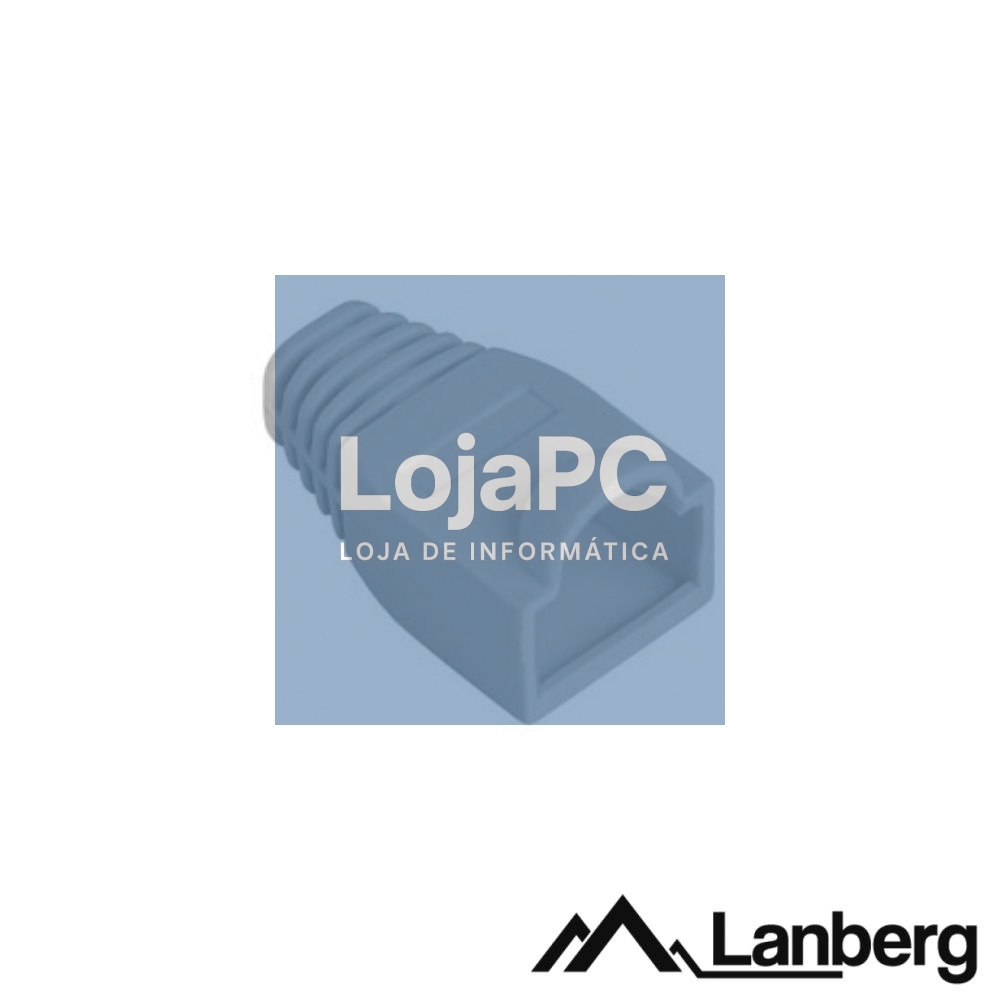 Capa Protectora P/ Conector RJ45 x100 Cinza LANBERG