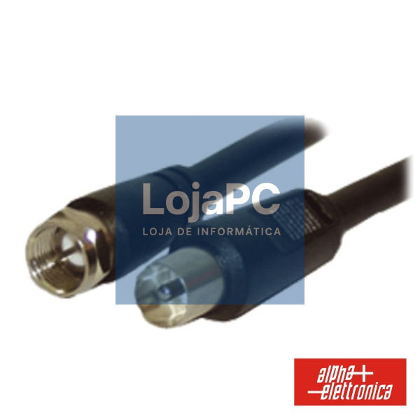 CABO F MACHO / COAXIAL 9.5MM MACHO 1M POLYBAG