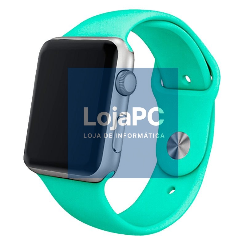 COOL Strap for Apple Watch Series 1 / 2 / 3 / 4 / 5 / 6 / 7 / 8 / 9 / SE (38 / 40 / 41 mm) Rubber Mint