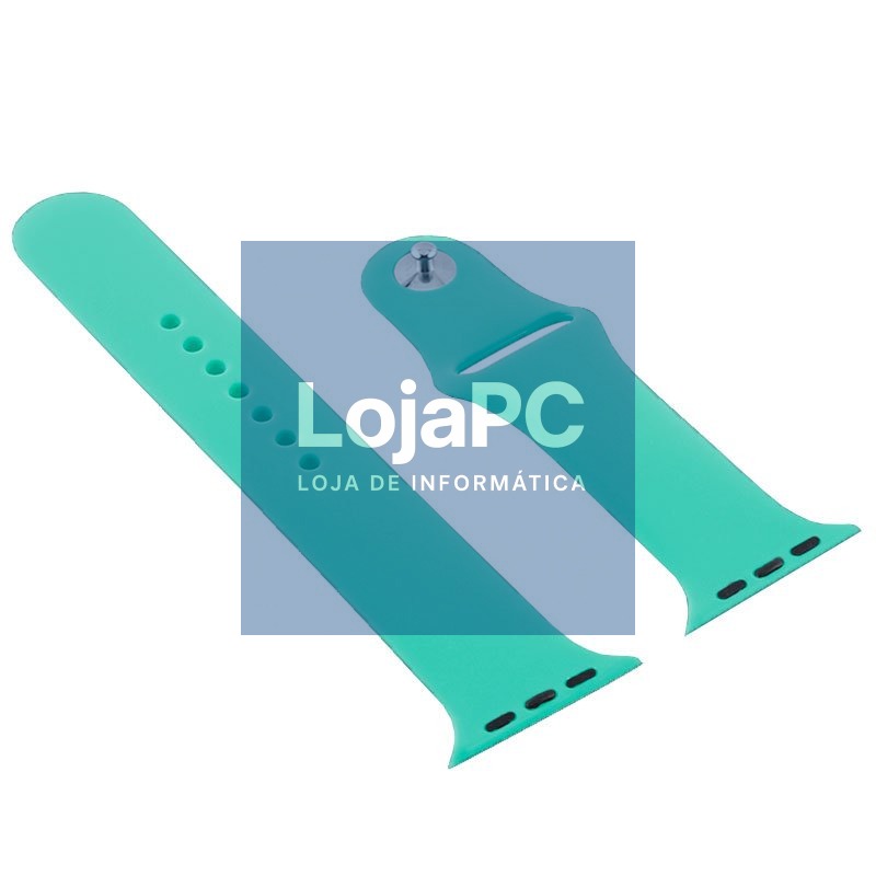 COOL Strap for Apple Watch Series 1 / 2 / 3 / 4 / 5 / 6 / 7 / 8 / 9 / SE (38 / 40 / 41 mm) Rubber Mint — imagem 3
