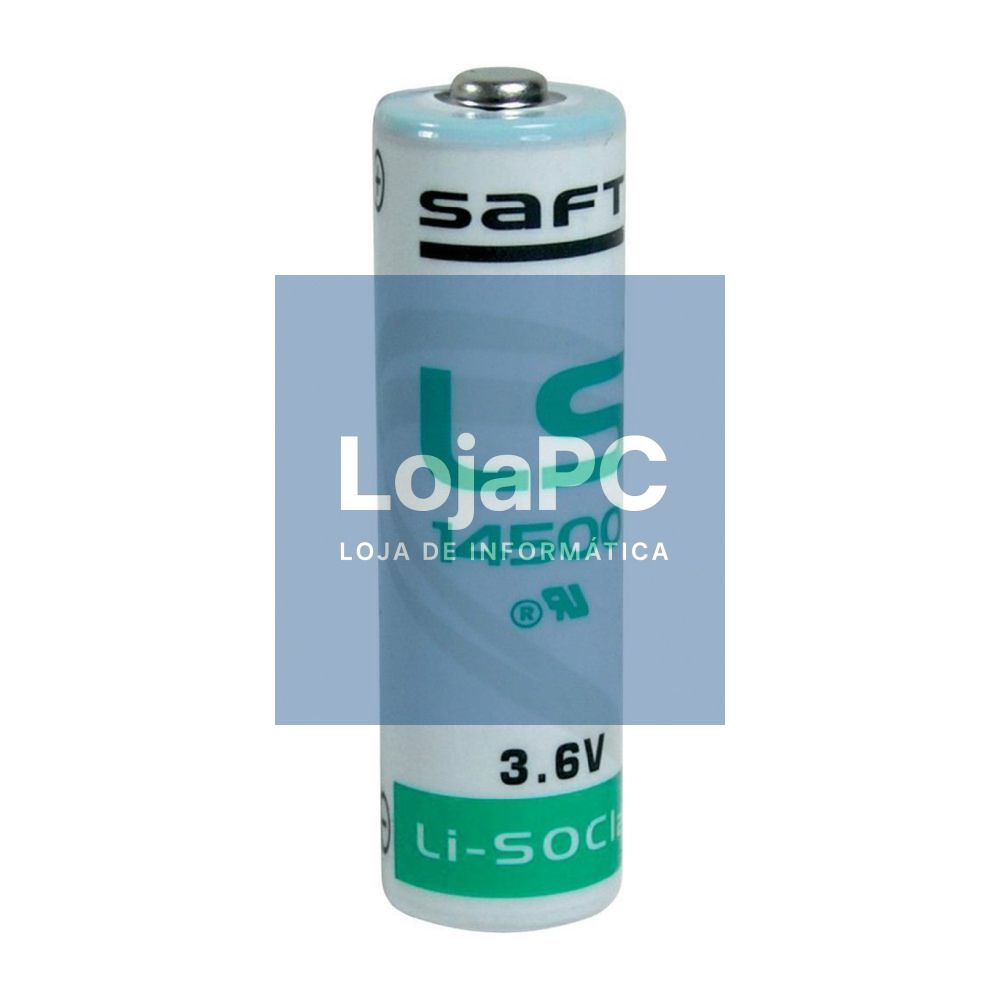 Pilha Lítio 14500 3.6V 2600mAh SAFT