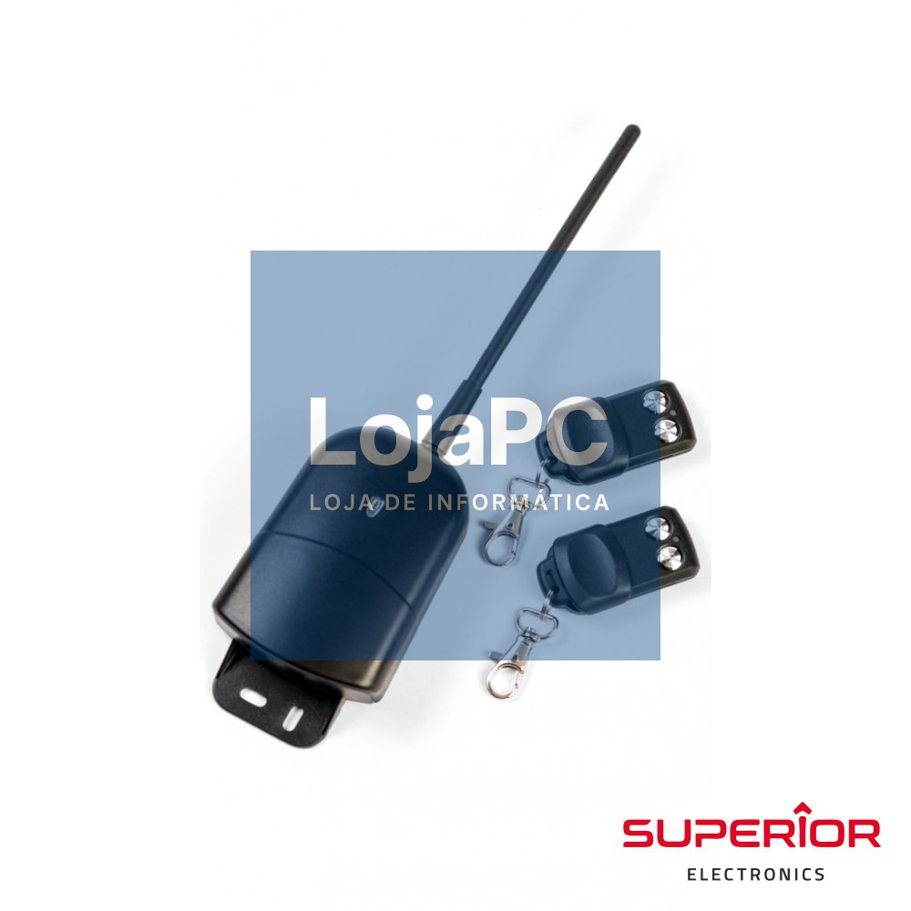 KIT EMISSOR RECEPTOR DE 2 CANAIS E 2 COMANDOS EXTERIOR