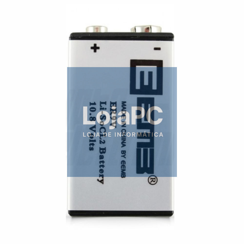 Pilha Li-Socl2 9V ER9V 10.8V 1200mA