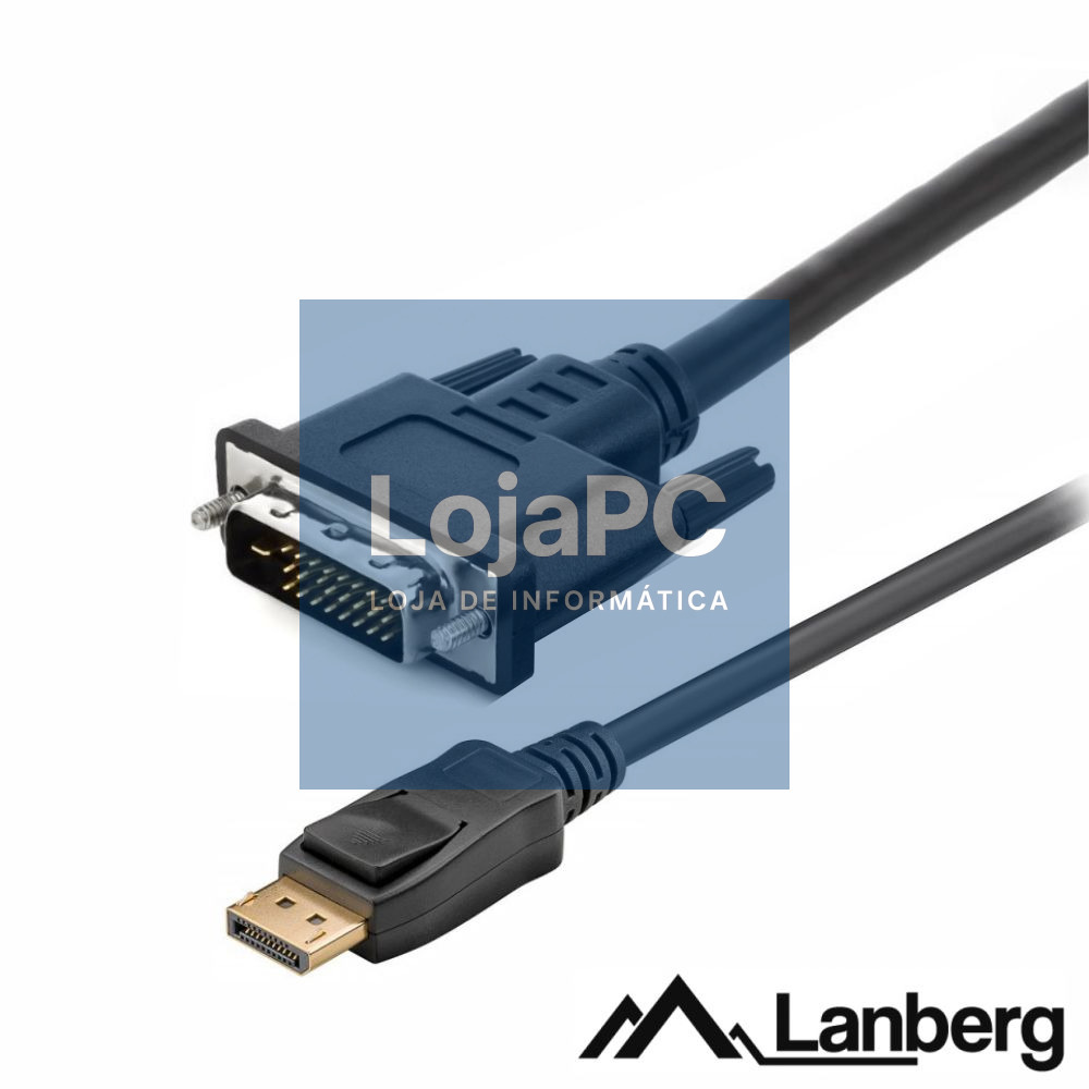 Cabo Displayport Macho / DVI-D Macho LANBERG