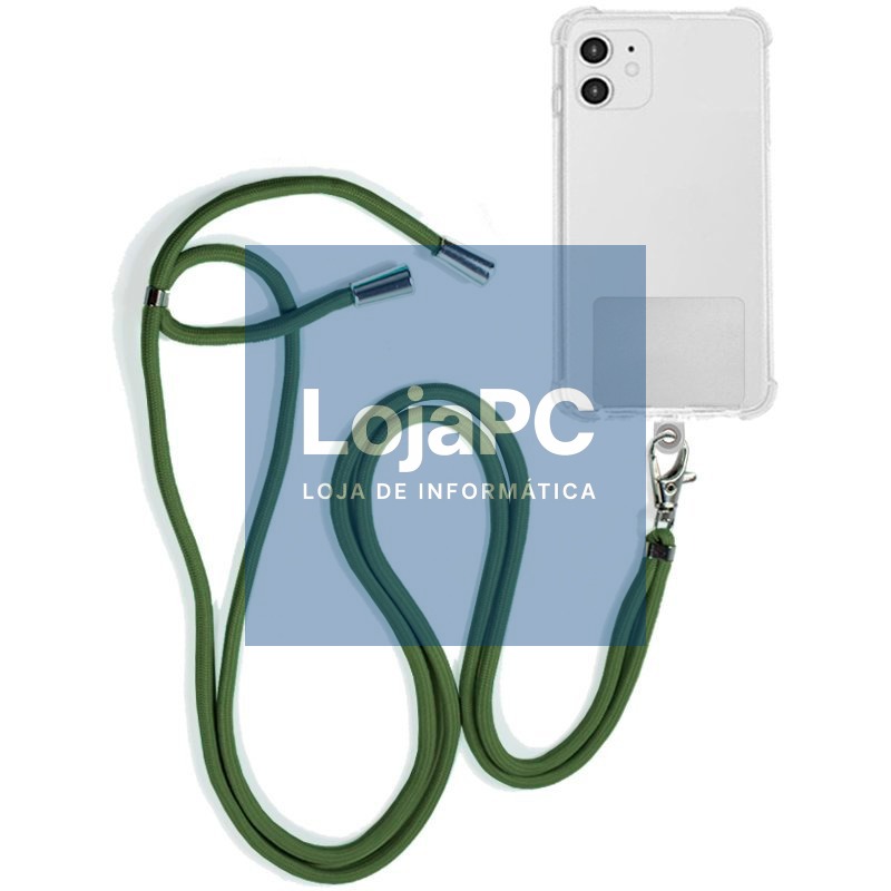 COOL Universal Hanging Lanyard with Smartphone Card Green