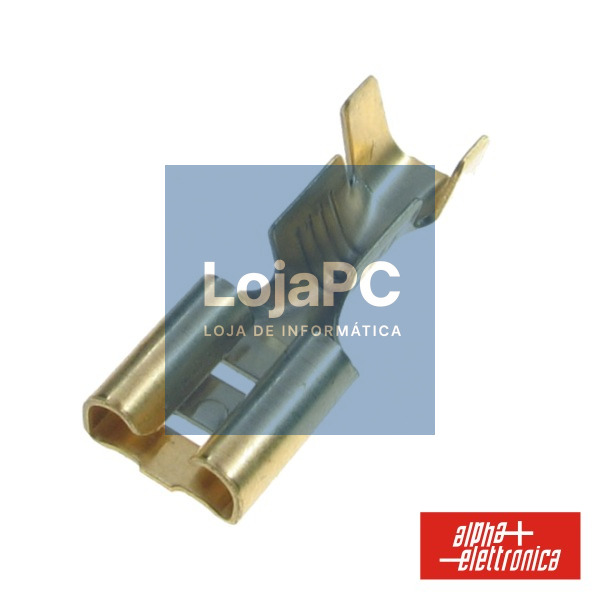 TERMINAL FASTON FÊMEA 6.3X8MM BRONZE