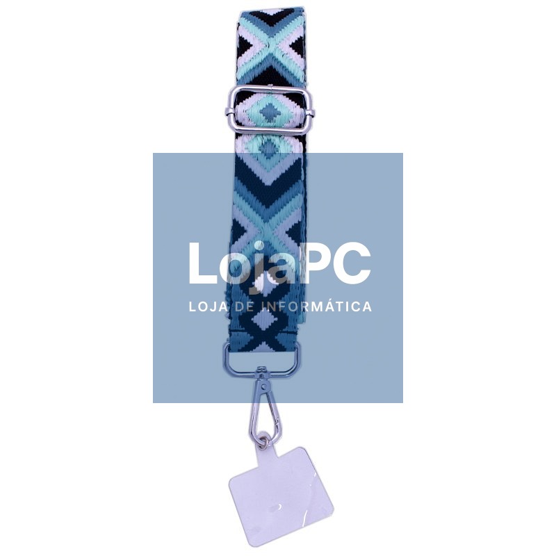 COOL Universal Hanging Strap with Card for Smartphone Aquamarine — imagem 4