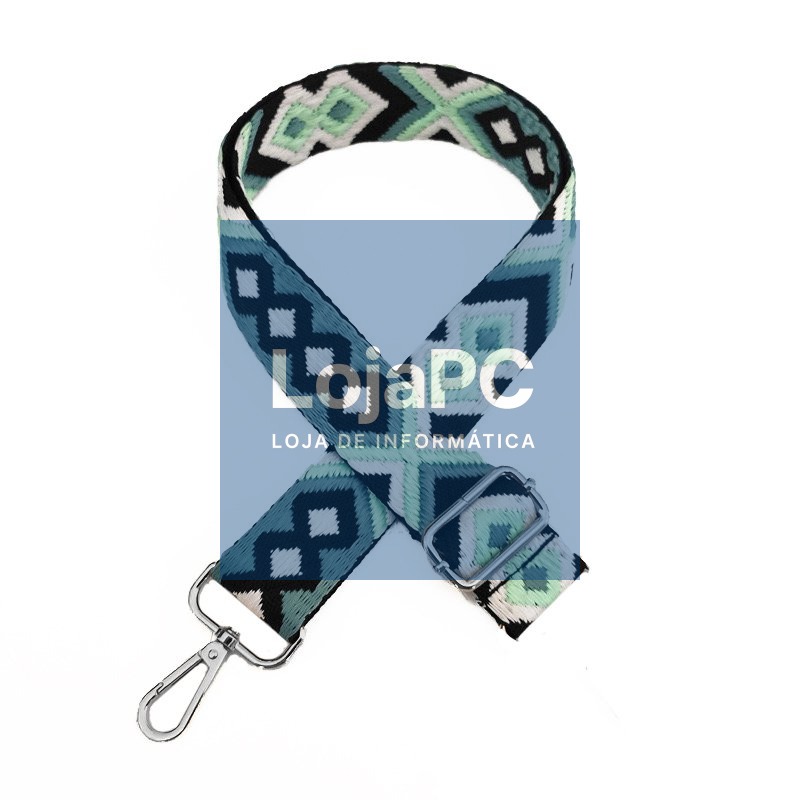 COOL Universal Hanging Strap with Card for Smartphone Aquamarine