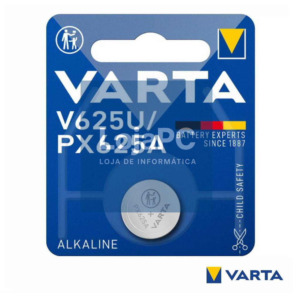 Pilha Alcalina Botão V625U Blister VARTA