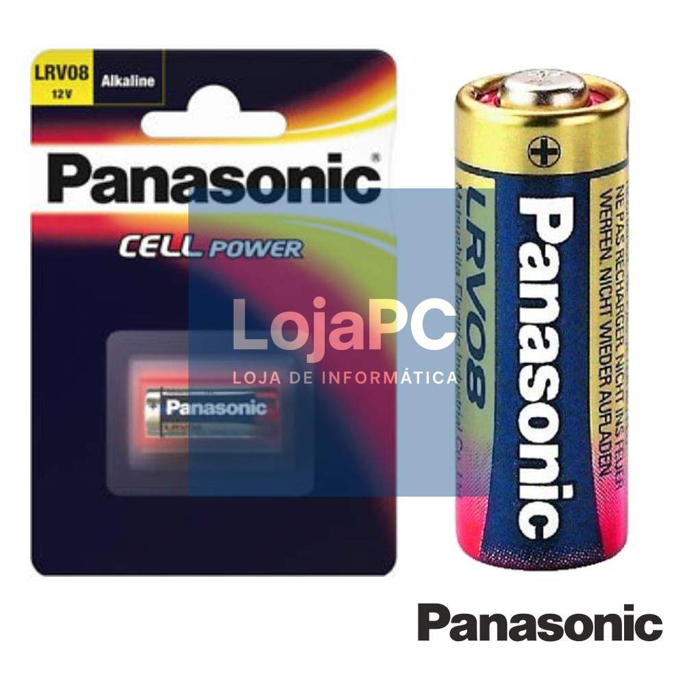 PILHA SUPER ALCALINA A23/LR23A 12V PANASONIC
