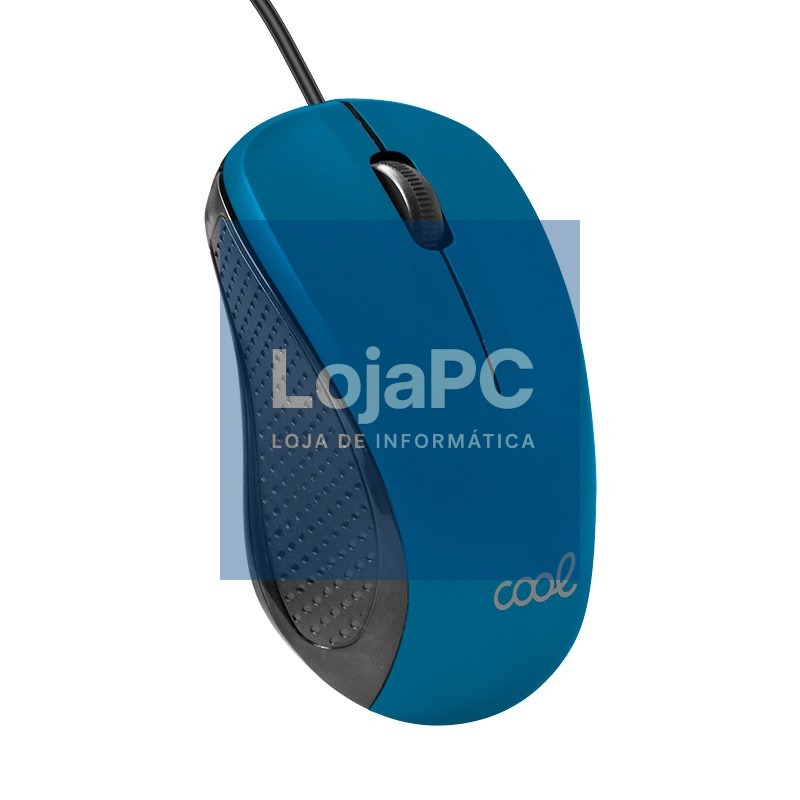 COOL USB Wired Mouse Blue — imagem 3