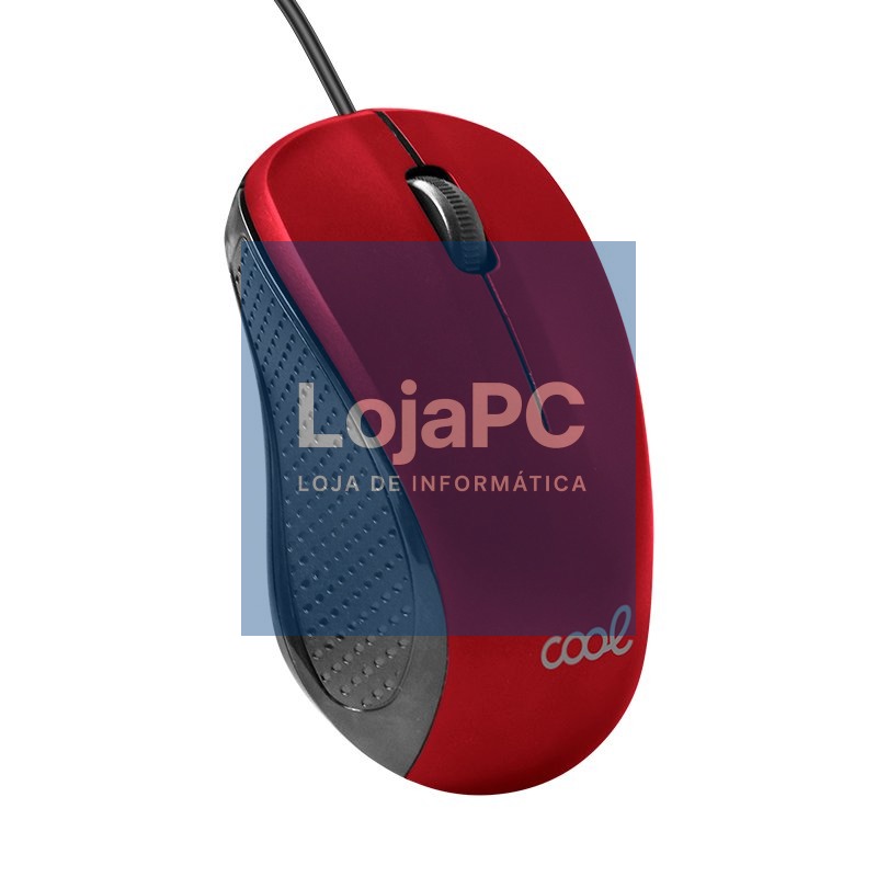 COOL USB Wired Mouse Red — imagem 3