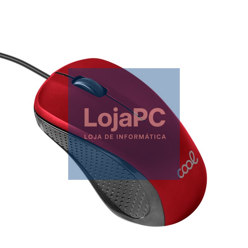 COOL USB Wired Mouse Red