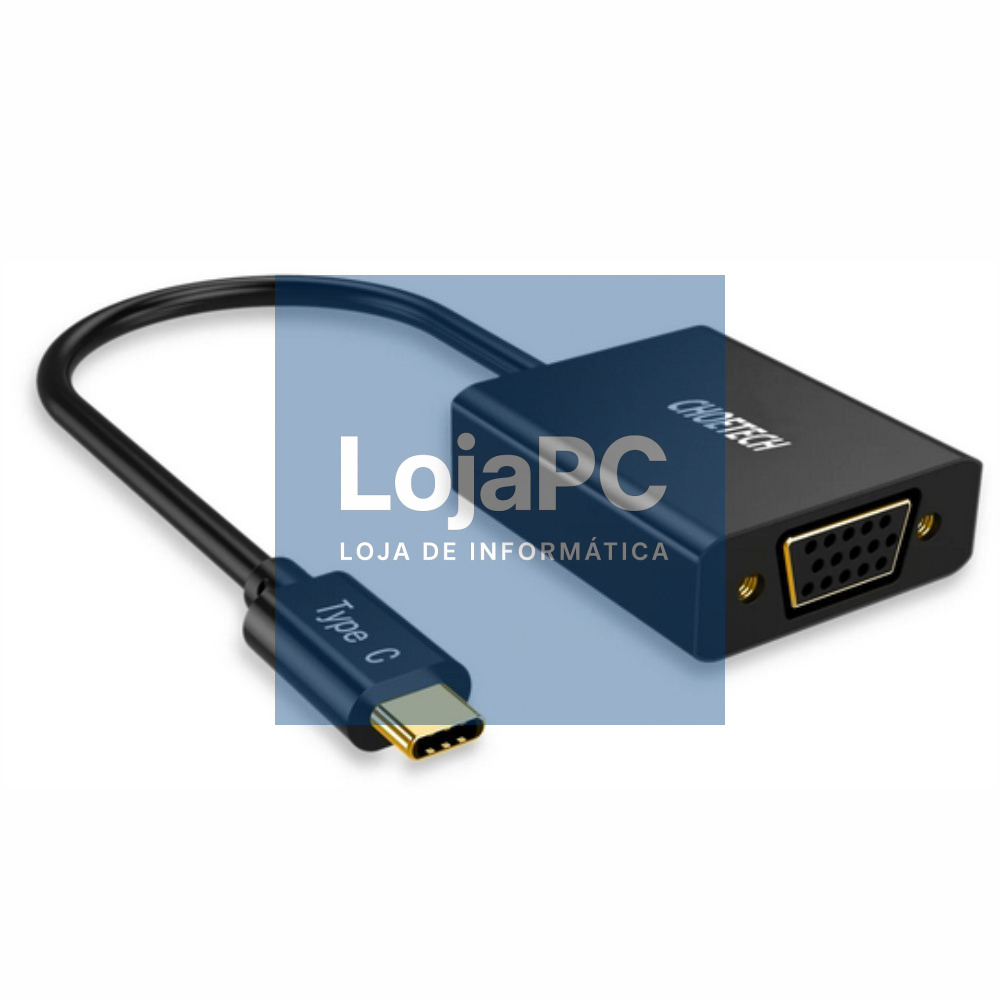 Cabo Adaptador USB-C Macho / VGA Fêmea