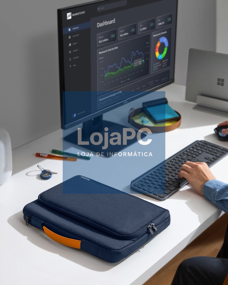 14 TOMTOC DEFENDER A14 NAVY BLUE PORTABLE BAG