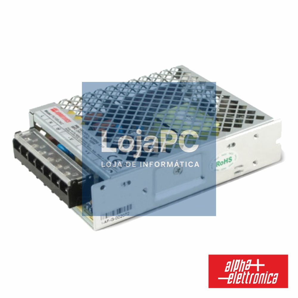 FONTE DE ALIMENTAÇÃO INDUSTRIAL 24V 156W 6.5A ALPHA