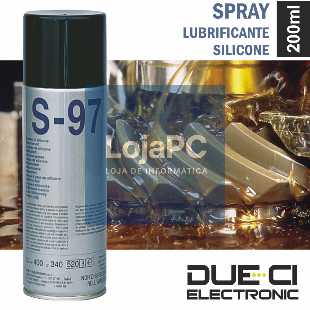 SPRAY DE 200ML LUBRIFICANTE SILICONE DUE-CI