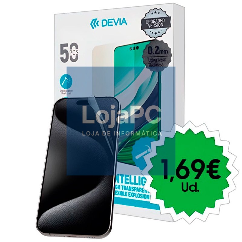 Devia Universal Hydrogel Protector 0.2mm (Pack 50 units)