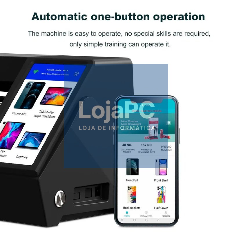 Devia V2 Plotter Machine Cut Up to 15 inch + Accessories + 50 Sheets Smartphones + 20 Sheets Tablets — imagem 4