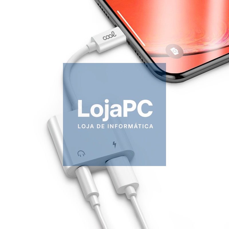 Dual Bluetooth Adapter 3.5 mm Jack + Lightning Charge COOL — imagem 3