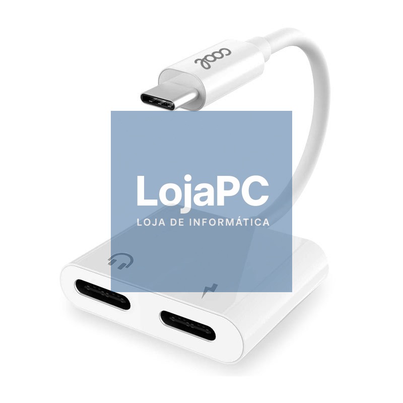 Dual USB TYPE-C Adapter (Headphones + Charging) Digital COOL — imagem 4