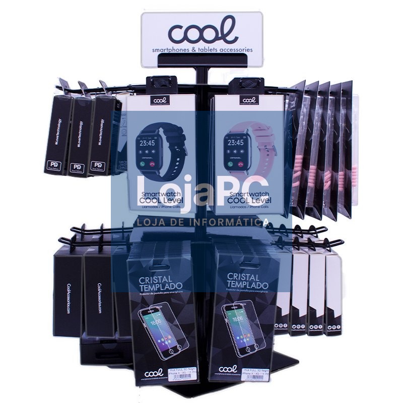 Exhibitor COOL Accessories Metal Swivel Desktop (Black)