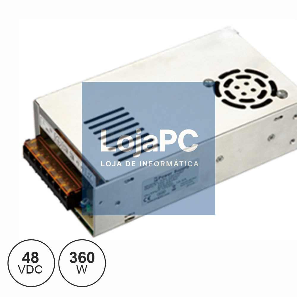 Fonte de Alimentação Industrial 48V 360W 7.5A
