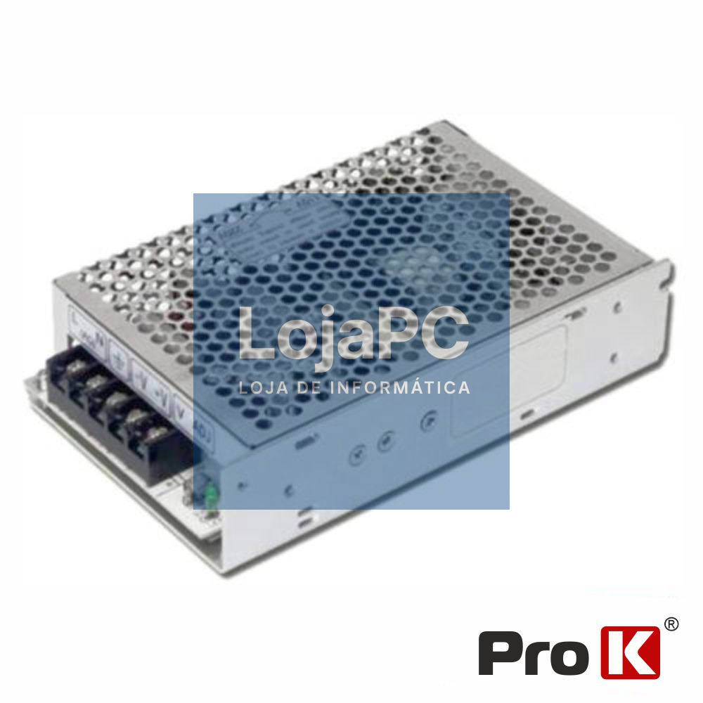 Fonte de Alimentação Industrial 24V 40W 1.7A PROK