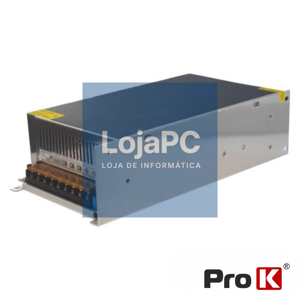 Fonte de Alimentação Industrial 24V 500W 20.8A PROK