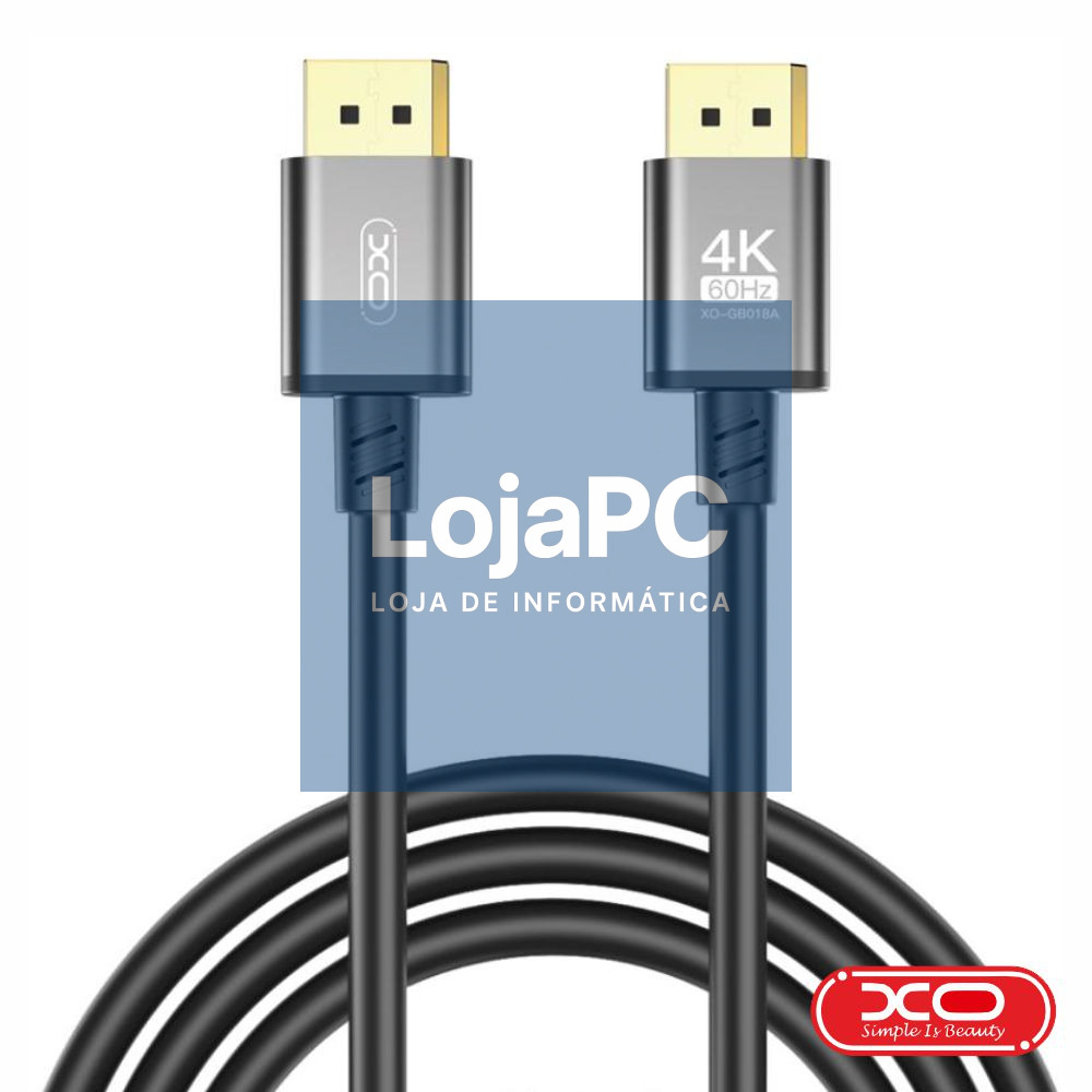 Cabo HDMI Macho / HDMI Macho Preto 4K 3m XO