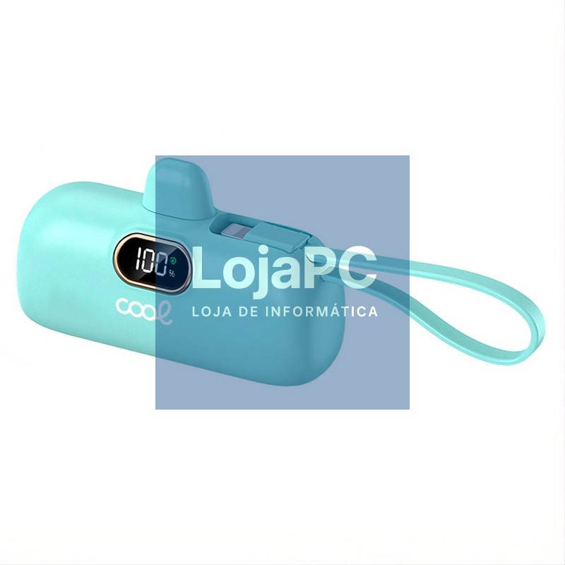 External Battery Power Bank 5000 mAh COOL Capsule Sky Blue — imagem 2