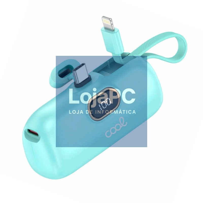 External Battery Power Bank 5000 mAh COOL Capsule Sky Blue