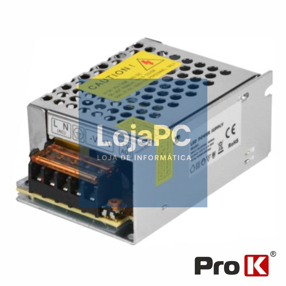 Fonte de Alimentação Industrial 24V 25W 1A PROK