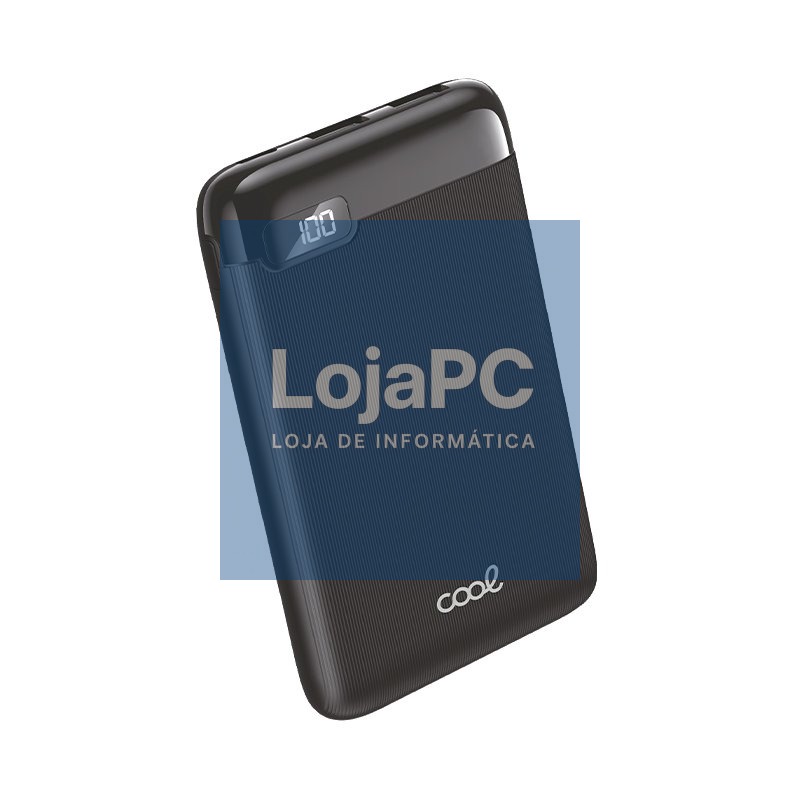 External Battery Power Bank 5000 mAh Display COOL 10W Black